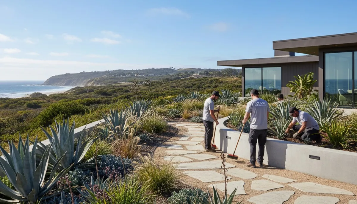 San Diego, CA landscaping contractors designing and maintaining residential outdoor spaces